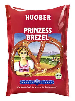HUOBER BREZEL  Prinzess Brezel mit Salz 125g