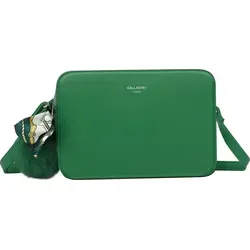 Gallantry Damen-Umhängetasche mit Bommel & Schal, Grün - Grün - Elegante Schultertasche mit Quaste und Schal, ideal für jedes Outfit. Mehrere Fächer sorgen für optimale Organisation, perfekt für die moderne Frau, die Stil und Funktionalität schätzt.