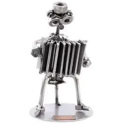 Hinz & Kunst 136 - Figur Akkordeonspieler - Statuen mit einzigartigem Design, perfekt für Musikliebhaber und eine stilvolle Dekoration für Ihr Zuhause.