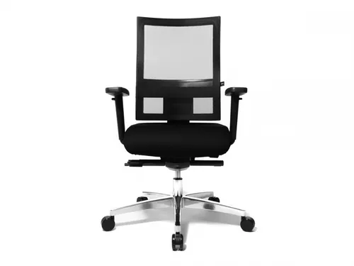 TOPSTAR Sitness 60 Bürostuhl Schwarz - Ergonomischer Drehstuhl - Ergonomischer Drehstuhl mit beweglicher Sitzfläche für optimalen Sitzkomfort im Büro. Ideal für lange Arbeitszeiten, mit einer maximalen Belastbarkeit von 110 kg.