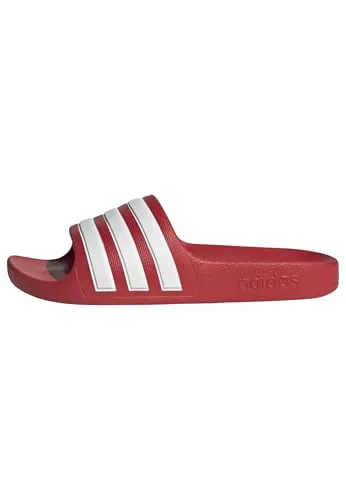 adidas Unisex Kinder Adilette Aqua Slides Kids, better scarlet/ftwr white/better scarlet, 34 EU