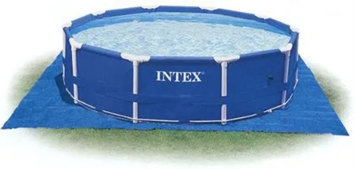Intex Pool Bodenfolie 472 x 472 cm - Bodenfolie für Pools, schützt den Poolboden vor Beschädigungen und sorgt für eine lange Lebensdauer.
