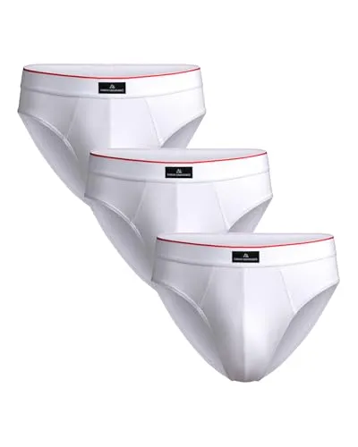 DANISH ENDURANCE 3er Pack Klassischer Slip Herren - Retroshorts für Herren aus atmungsaktiver Baumwolle, bieten optimalen Halt und Bewegungsfreiheit für den täglichen Komfort.