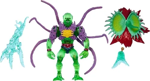 Motu x TMNT: Turtles of Grayskull Figurine Deluxe Moss Man 14 cm - Model Statuen, detailreiche Figur von Moss Man mit ikonischen Waffen, perfekt für Sammler und Fans der Masters of the Universe!
