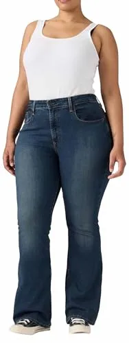 Levi's Damen 726 High Rise Flare Jeans, Blue Swell, 27W / 30L - Jeans mit hohem Bund und ausgestelltem Bein, perfekt für einen lässigen Look an Tagen ohne Skinny Jeans.
