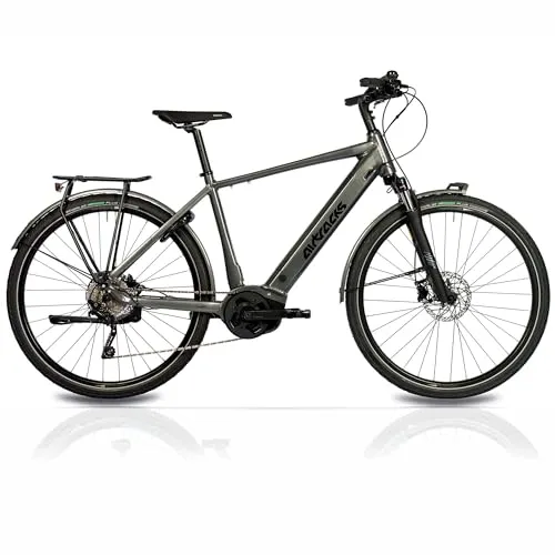 Airtracks E-Bike Trekkingrad 28 Zoll Herren NOVA mit BOSCH Motor - E-Bike Trekkingrad mit BOSCH PERFORMANCE LINE Mittelmotor, 10 Gänge und bis zu 120 km Reichweite – ideal für lange Touren und täglichen Gebrauch.