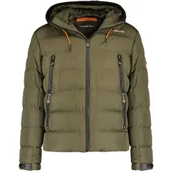 Canadian Peak Winterjacke "Ardent" in Khaki - XL - Hochwertige Winterjacke mit optimaler Wärmeisolierung und wasserabweisendem Material. Ideal für kalte Tage, ausgestattet mit praktischen Taschen und verstellbarer Kapuze.
