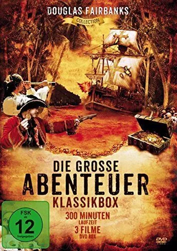 Die grosse Abenteuer Klassikbox - 3 Filme - Douglas Fairbanks  DVD/NEU/OVP