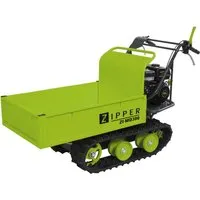 Miniraupendumper Zipper ZI-MD300 mit Schneeschild - Kipper & Dumper, leistungsstarker Miniraupendumper mit Schneeschild für vielseitige Einsätze im Winter und auf Baustellen.