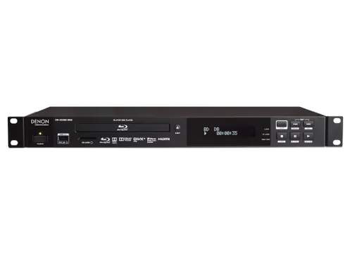 Denon Professional DN-500BD MKII Blu-ray Player - Professioneller Blu-ray-Player im 19" Rackformat, unterstützt zahlreiche Formate und bietet exzellenten Sound mit Dolby TrueHD. Ideal für Festinstallationen und kommerzielle Anwendungen.