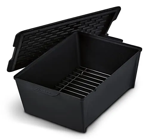 Enders Switch Grid Dutch Oven | Rib Roaster Gusseisen Schmortopf - Grill-Werkzeuge, robuster Gusseisen Schmortopf für perfekte Grillgerichte und schmackhafte Rippchen, ideal für Grillliebhaber.