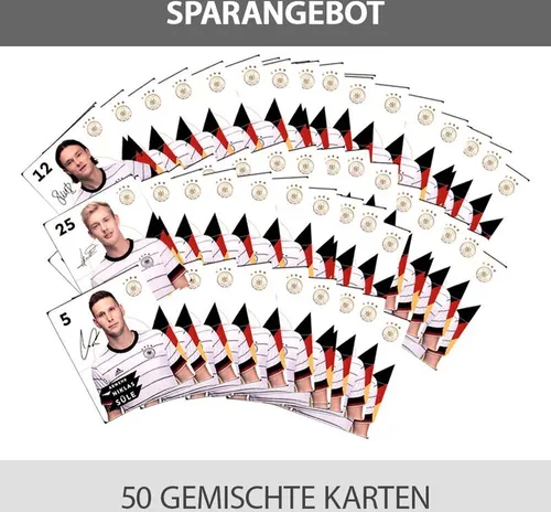 EM 2020 REWE Sammelkarten - 50 gemischte Karten