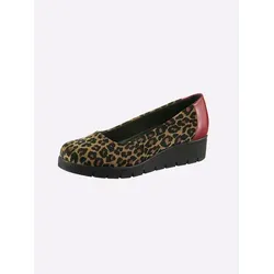 heine Ballerina Pumps braun|schwarz 41 EU