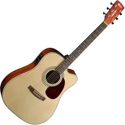 Cort MR500E Open Pore Gitarre - Dreadnought-Gitarre mit massiver Fichtendecke und Mahagoni-Korpus, ideal für warme Klänge und vielseitige Spielstile.