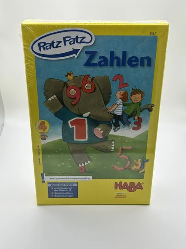Ratz-Fatz Zahlen HABA Spiel Kinderspiel Lernspiel NEU eingeschweißt