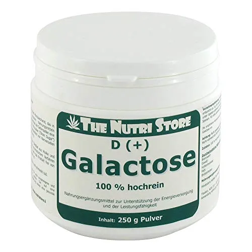 D Galactose 250 G - Arzneimittel zur Unterstützung der Gesundheit, ideal für Diabetiker und zur Regulierung des Blutzuckerspiegels.