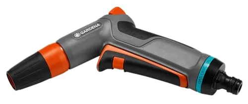 Gardena Comfort Reinigungsspritze - Ergonomische Wasserspritze mit Impulsauslöser, stufenlos einstellbarer Wasserstrahl und frostsicher für langlebigen Einsatz