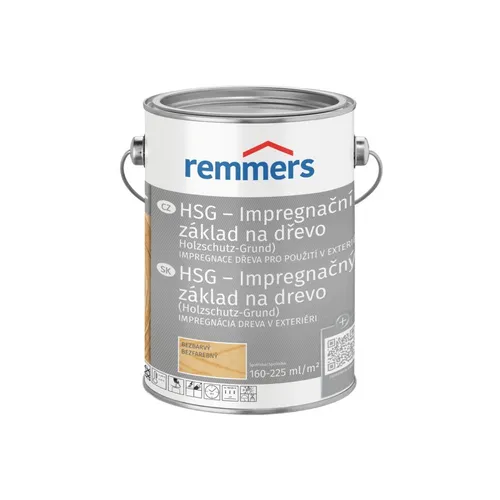 Remmers Holzschutz-Grund 2,5 L - farblos - Grundierung für Holz, transparent und feuchtigkeitsbeständig, ideal für den Außeneinsatz, in praktischem 2,5 L Eimer.