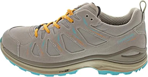 Lowa Wanderschuh Beige - Wasserdichter Outdoor-Sneaker - Wanderschuh aus der "all terrain sport collection" mit Gore Tex für optimale Atmungsaktivität und wasserdichten Schutz, ideal für anspruchsvolle Outdoor-Abenteuer.