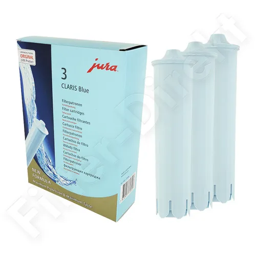 Jura Filterpatrone Claris Blue 3er-Set 71312 - Ersatzteile für Jura Kaffeemaschinen, sorgt für reines Wasser und besseren Kaffeegeschmack.