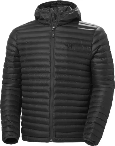 Helly Hansen Herren Sirdal Isolierte Hooded Jacke, Schwarz, S - Daunenjacke mit hervorragendem Wärme-Gewichts-Verhältnis, umweltfreundlich und wasserabweisend. Ideal für Outdoor-Aktivitäten bei wechselhaften Bedingungen.