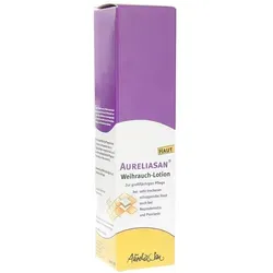 Weihrauch Lotion Aureliasan 200 ml - Körpermilch & Lotionen, ideal für sehr trockene und schuppende Haut, mit regenerierendem Weihrauch-Extrakt und feuchtigkeitsspendendem Panthenol.