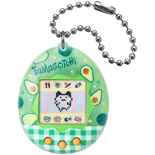 Bandai Tamagotchi Original Avocado Mix - Elektronisches Haustier mit Farbbildschirm, interaktives Spielzeug für Kinder ab 8 Jahren, fördert Verantwortung und Pflege durch spannende Entwicklungsmechanismen.