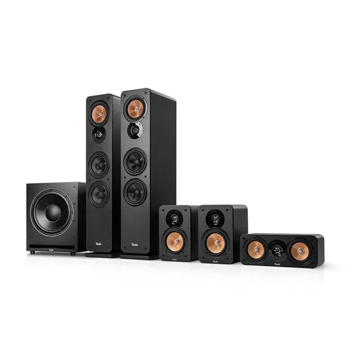ULTIMA 40 Surround Power Edition "5.1-Set" - Heimkino Lautsprechersystem mit kraftvollem 5.1 Surround Sound für ein beeindruckendes Klangerlebnis zu Hause.