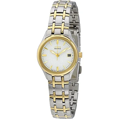 Citizen Mehrfarbig Damen Armbanduhr EW1264-50A - Elegante Armbanduhr für Damen mit Eco-Drive Technologie, die durch Sonnenlicht aufgeladen wird. Ideal für stilvolle Anlässe und umweltbewusste Trägerinnen.