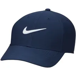 Nike Dri-Fit Club Cap Unisex - dunkelblau - Stylische Cap für Tennis- und Freizeitoutfits. Mit atmungsaktivem Gewebe und verstellbarem Verschluss bietet sie optimalen Komfort und Schutz vor der Sonne.