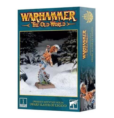 Games Workshop Dwarf Slayer of Lege Figur - Detailreiche Tabletop-Figur für epische Schlachten, ideal für Sammler und Spieler ab 6 Jahren. Achtung: Nicht geeignet für Kinder unter 3 Jahren aufgrund verschluckbarer Teile.