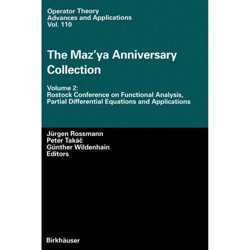 Birkhäuser The Maz'ya Anniversary Collection (Günther Wildenhain, Jürgen Rossmann, Peter Takac, 2012) (55552210)