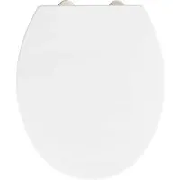 Wenko WC-Sitz Crevada Duro Unbreakable Weiß - Hygienisch und langlebig - WC-Sitz mit Easy-Close Absenkautomatik und Fix-Clip Edelstahlbefestigung. Bruchfestes Material für maximale Hygiene und Komfort, hält bis zu 1,5 Tonnen. Ideal für jedes Badezimmer.