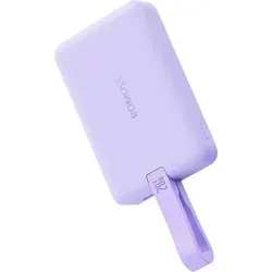 ROMOSS Powerbank WMS10 10000mAh 20W - Purple - Powerbank mit 10000mAh und 20W Schnellladung, ideal für ständige Energieversorgung unterwegs.
