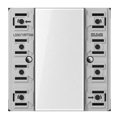 Jung LS5071RFTSM KNX RF Funk-Wandsender-Modul 1fach - Sonstige Komponenten & Zubehör, inkl. transparenter Abdeckung für einfache Installation und individuelle Anpassung in modernen Smart Home Anwendungen.