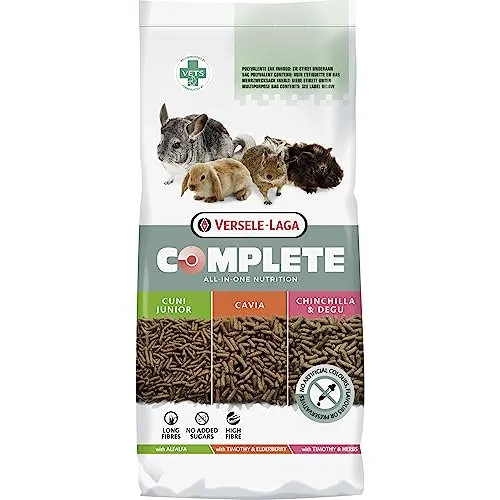 Versele-Laga Cavia Complete für Meerschweinchen 8kg - All-in-one-Pellets, verhindern selektives Fressverhalten und optimal abgestimmt auf Meerschweinchen