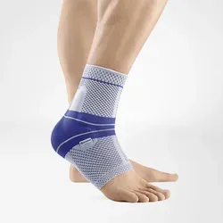 Malleotrain Sprunggelenkbandage Größe 4 rechts titan - Knöchel- & Sprunggelenkbandage, unterstützt die Stabilisierung des Sprunggelenks und lindert Schmerzen durch lokale Massageeffekte für bessere Durchblutung.