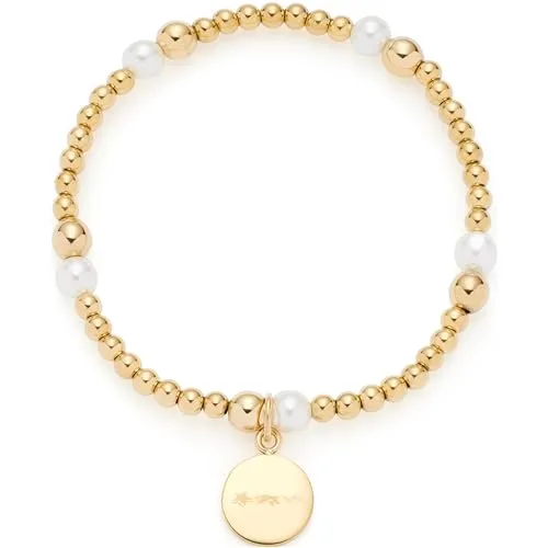 LEONARDO Armband Mathilde, 024275 mit Perle (imitiert) - Edelstahlarmband mit flexibler Passform, ideal für jeden Anlass – ob Büro oder Feier. Perfektes Geschenk, inklusive Etui!