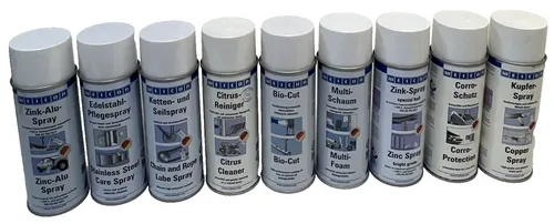 WEICON Aluminium-Spray A-100 abriebfest 400 ml | Aluminiumspray A100