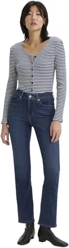 Levi's Damen Straight Classic Straight Jeans, Lapis Dark Horse, 31W / 32L - Entspannte Passform für einen Vintage-inspirierten Look. Mit geradem Bein und praktischem Bund. Ideal für Alltag und Freizeit, bietet spürbare Dehnbarkeit und Formstabilität für optimalen Komfort.