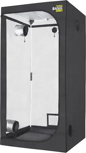 Growbox 60x60x160 cm | PROBOX BASIC 60 | Garden Highpro - Gewächshaus für Einsteiger, mit reflektierender Mylar-Innenbeschichtung für maximales Pflanzenwachstum und einfacher Montage dank patentierter Steckverbindungen.