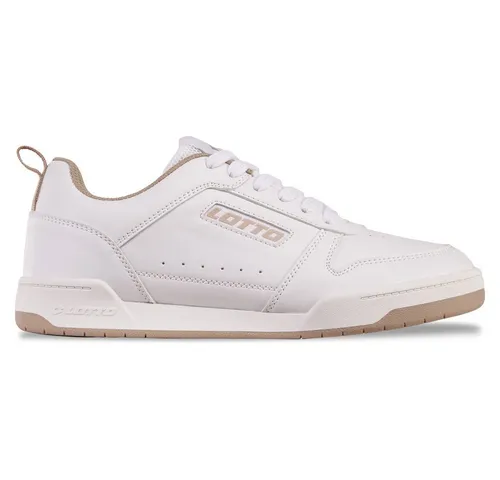 Lotto TOCO BC Sneaker beige|weiß 36 EU - Sportlicher Sneaker in Größe 36 EU, ideal für Freizeit und Sport. Mit atmungsaktivem Synthetik-Obermaterial und rutschfester Gummi-Außensohle.