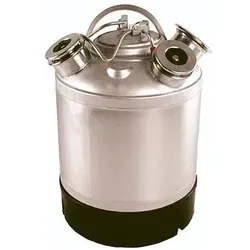 Edelstahl Reinigungsbehälter für 2 Fittinge - Zapfanlagen Reinigungsbehälter aus hochwertigem Edelstahl, ideal für die hygienische Reinigung Ihrer Zapfanlage. Fittinge sind austauschbar, sorgen für perfekten Biergeschmack und Sicherheit.