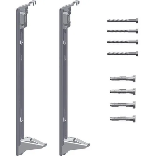Kermi Wandschienen-Set BH750 für Plan/Line-Flachheizkörper - Praktisches Wandschienen-Set für die einfache Montage von Plan/Line-Flachheizkörpern. Ideal für eine sichere und stabile Befestigung in Ihrem Raumklima.