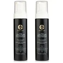 ELIZABETH GRANT Caviar Hydrating Foaming Daily Cleanser Duo 2x 195ml - Seife für sensible Haut, reinigt sanft und spendet intensive Feuchtigkeit dank Kaviarextrakt und Torricelumn – für einen strahlenden Teint.