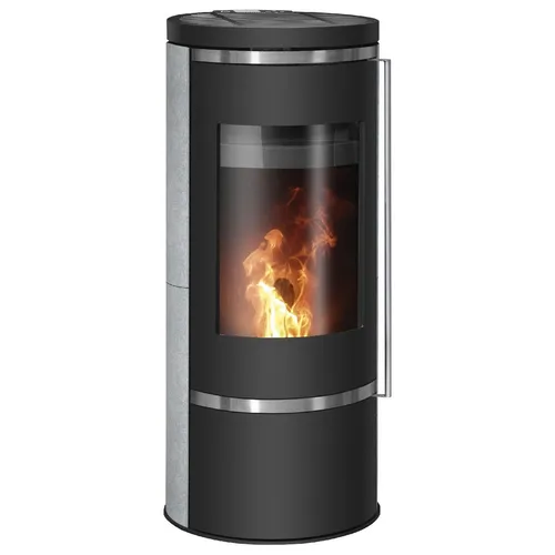 Oranier Pelletofen Carus Aqua 2.0 - 10 kW aus Speckstein - Wassergeführter Kaminofen mit elegantem Design und hoher Effizienz für wohlige Wärme im ganzen Haus.