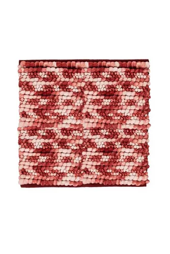 Heckett and Lane Badematte Brenda Bidetmatte 60x60 Spicy Red 60x60, Badematte Badteppich Duschvorleger Matte