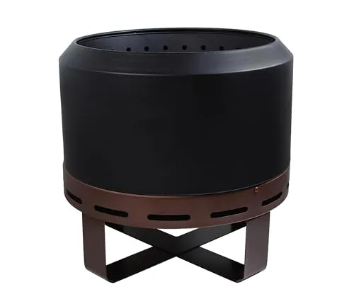 Dehner Feuerschale Aurus, Ø 60 cm, Höhe 57 cm, Eisen, schwarz - Elegante Feuerschale aus robustem Eisen für gemütliche Abende im Freien. Ihr minimalistisches Design fügt sich harmonisch in jeden Garten ein. Genießen Sie die Geselligkeit und das knisternde Feuer.