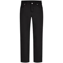 Anna Montana Damen Jeans Dora London - Schwarz - Größe 46 - Bequeme Comfort Fit Jeans mit schlanker Beinführung, Seitendehnbund und idealer Leibhöhe für höchsten Tragekomfort. Länge: 30 inch (76cm), Fussweite: 38cm.