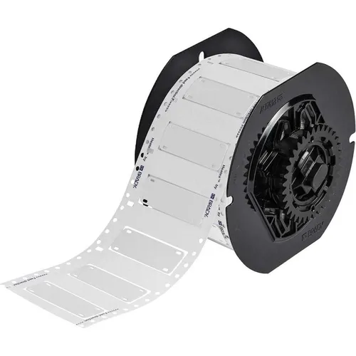 Brady B33-7525-7643-WT, Heatex Schilder, Weiss, matt, 75.00 x 25.00 mm, für BBP33, i3300, i5300 (25 (B33-7525-7643-WT)
